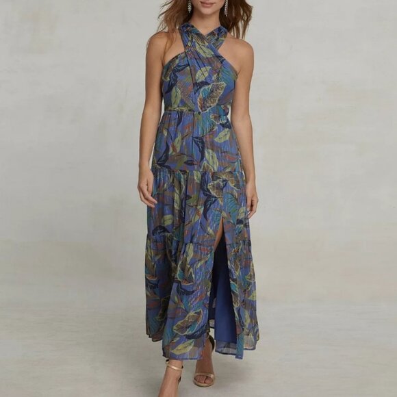Stunning Summer Criss Cross Halter Dress - Picture 1 of 5